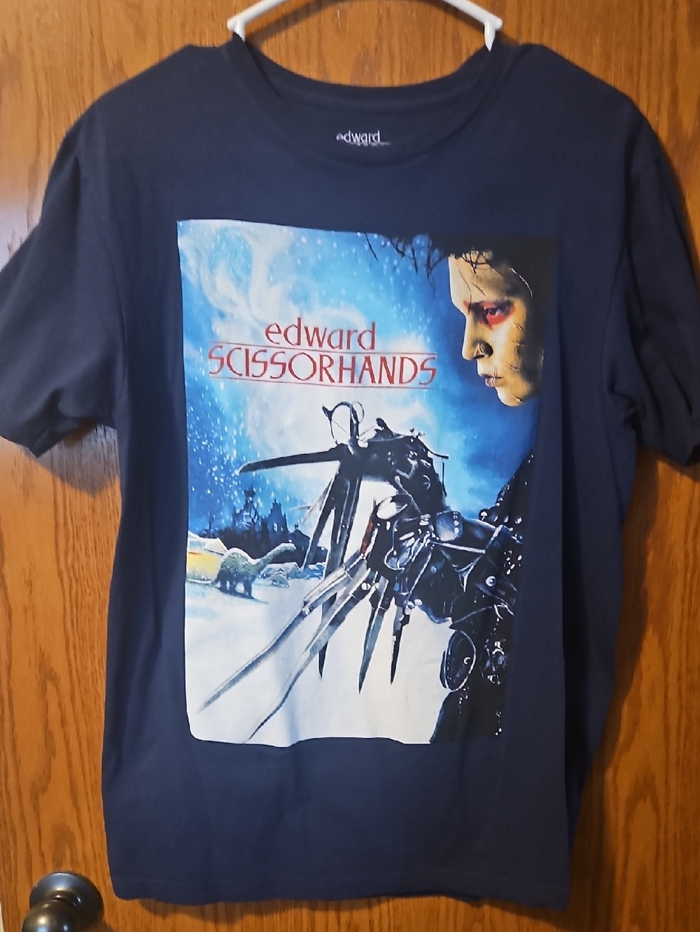 Edward Scissorhands Graphic Tee - Black Crew Neck